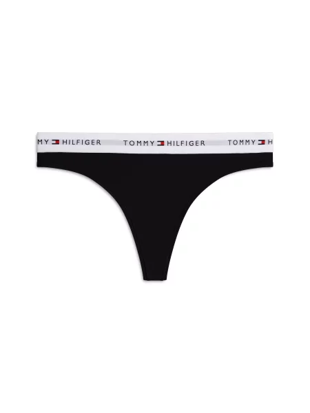 Tommy Hilfiger Underwear Tanga roșu / negru alb