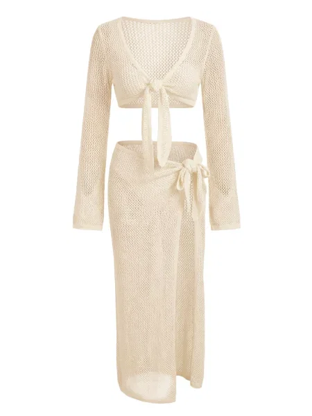 Torba za plažu Imily Bela bež