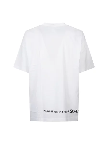 Koszulka polo Comme Des Garcons biała