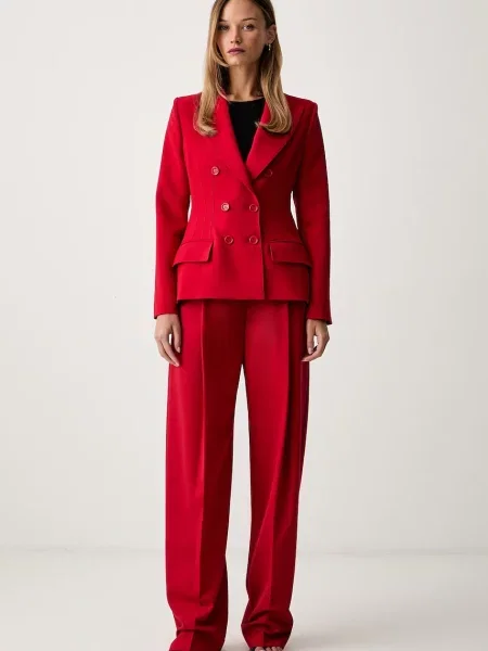 Pantaloni Elisabetta Franchi de lână
