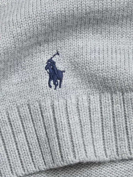 Šál Polo Ralph Lauren sivá