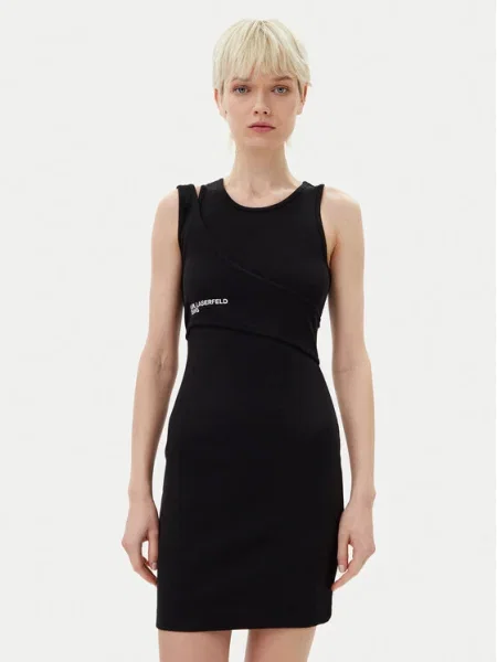 Karl Lagerfeld Jeans Rochie de zi negru