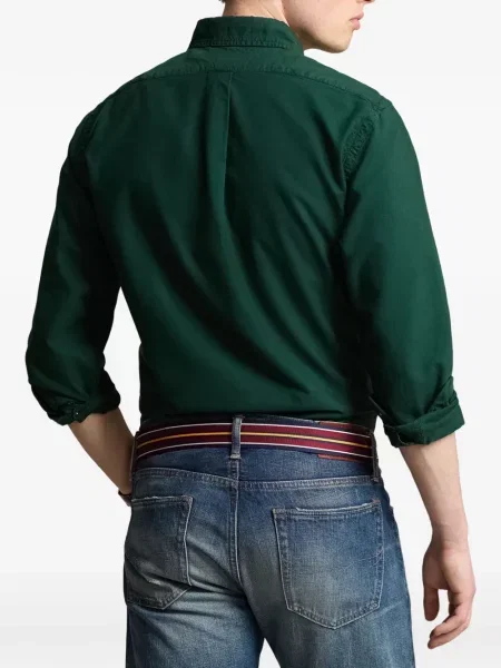 Šilterica Polo Ralph Lauren s krznom s autogramom s vezicama crvena