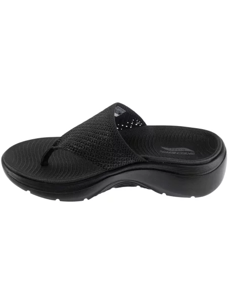 Šľapky Skechers čierna