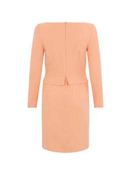 Lung rochie mini Moschino cu funde portocaliu