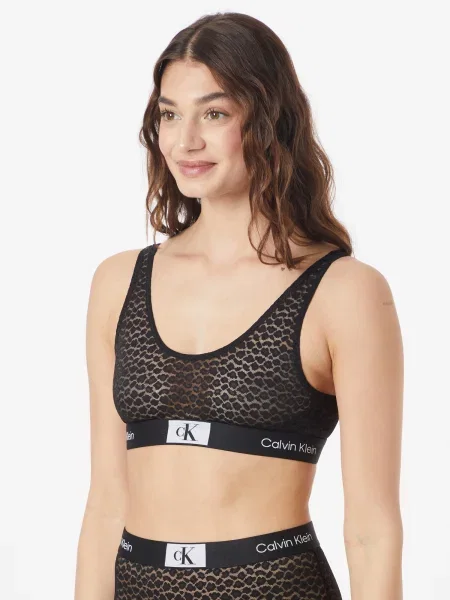 Bez podšívky džínsy Calvin Klein Underwear čierna