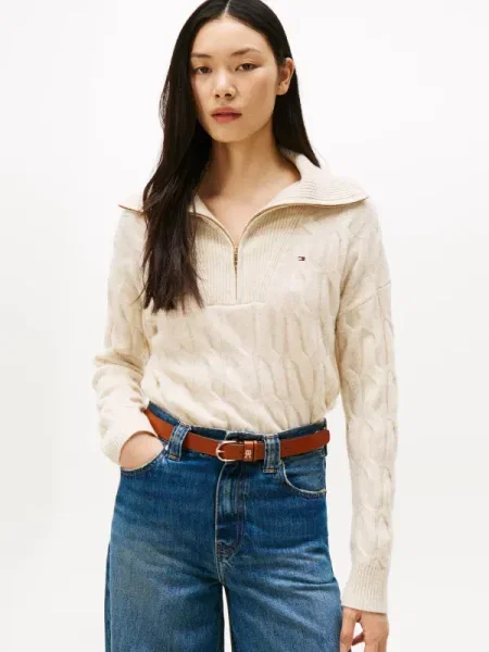 Tommy Hilfiger De lână pulover bej