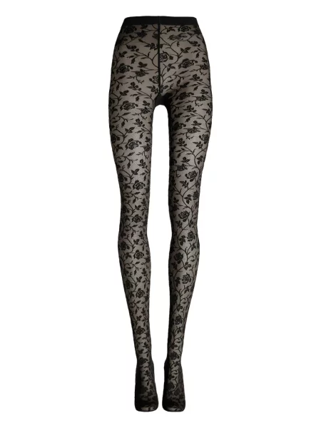 Dresuri Wolford cu model floral negru