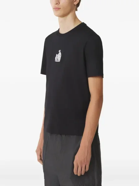 Tricou Lanvin cu imagine negru