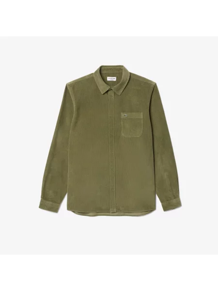 Рубашка Lacoste зеленая
