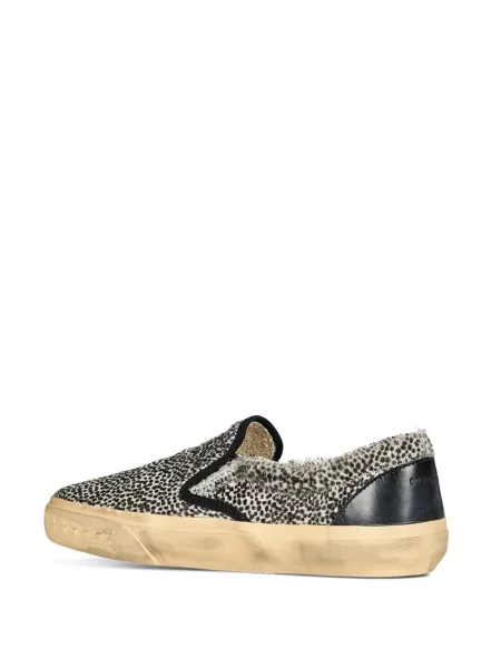 Κιλότα Golden Goose με σχέδιο με λεοπαρ μοτιβο slip-on λευκό