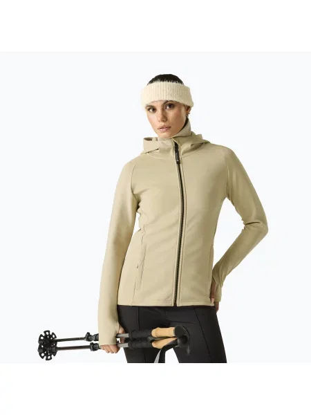 Bluză pentru femei Dare 2b Glacier Midlayer white pepper alb