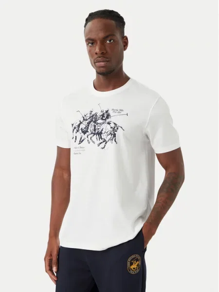 Beverly Hills Polo Club T-Shirt λευκό
