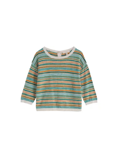 Seasalt Cornwall Pulover Knavock / verde mentă galben
