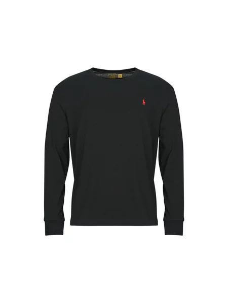 Polo majica Polo Ralph Lauren z dolgimi rokavi črna