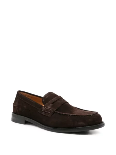 Pantofi loafer Vagabond cu bretele maro