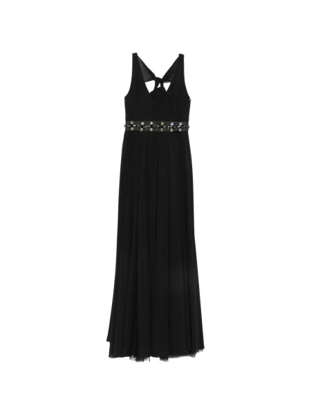 Rochie maxi Alessandro Legora cu decolteu în V negru