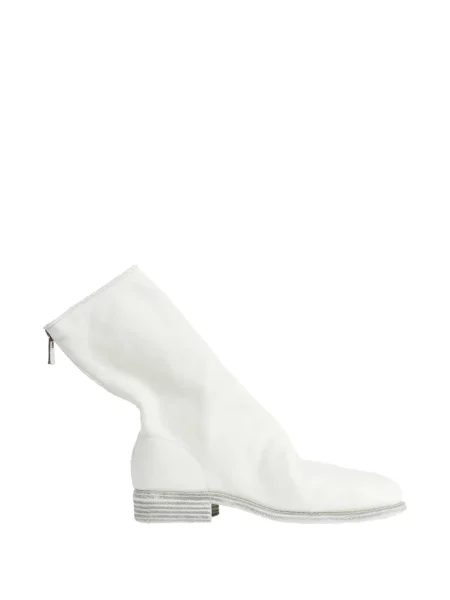 Kožne gležnjače Guidi bijela