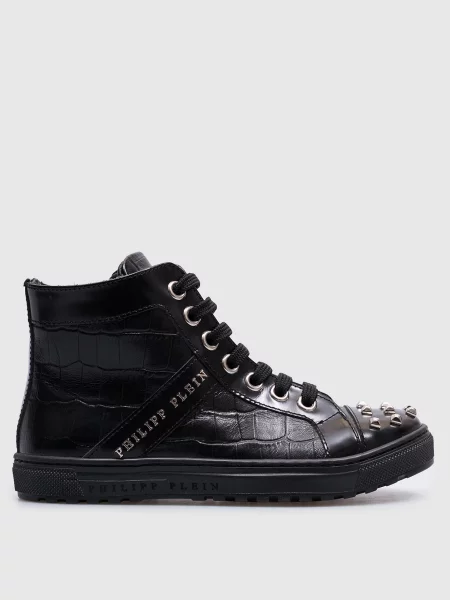 Детские кроссовки Philipp Plein черные
