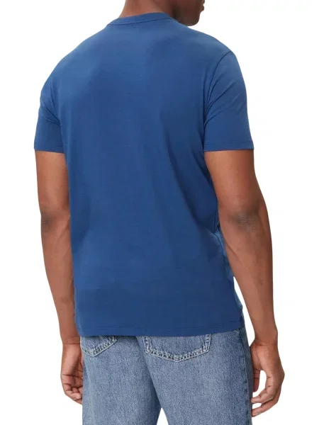 Calvin Klein Jeans Majica Center Monogram Regular Fit modra