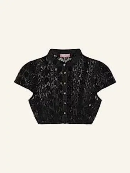 Krüger Bluzka Bawarska schwarz czarna