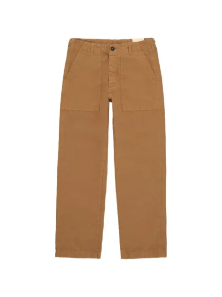 Pantaloni Fortela din canvas maro
