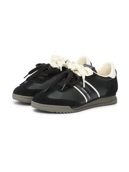 Sneakerși Tommy Jeans negru