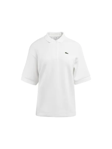 Polo Lacoste alb