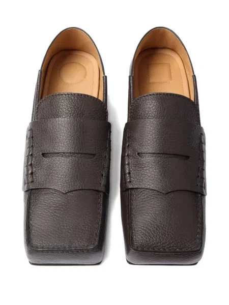 Pantofi loafer Jacquemus maro