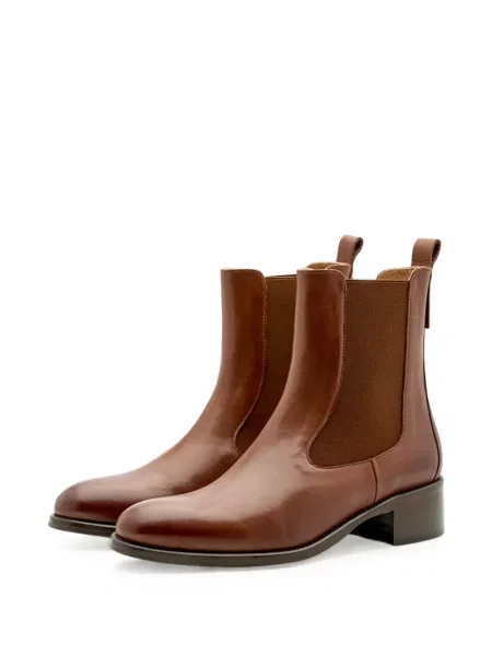 Botine chelsea Lottusse din piele maro