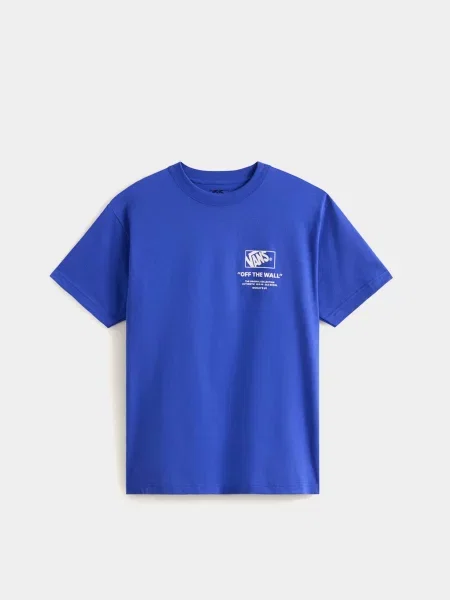 Футболка Vans STACKED HI SS TEE синій