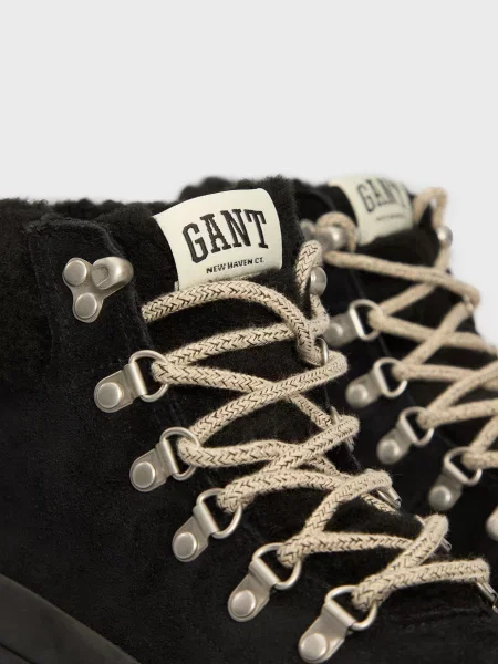 Замшевые ботинки Gant черные