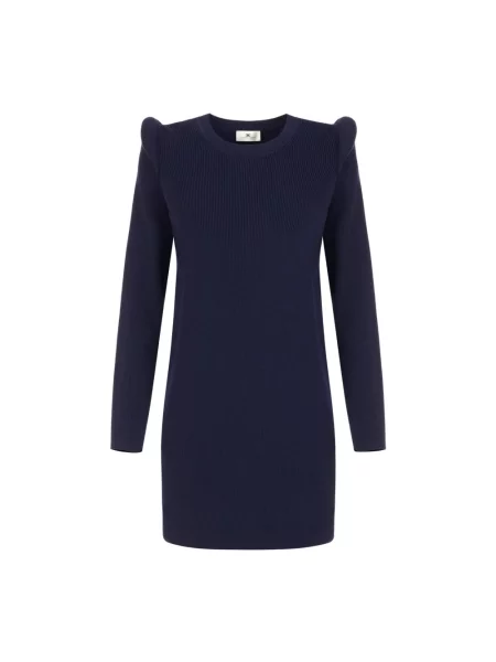 Sukienka mini Elisabetta Franchi niebieska