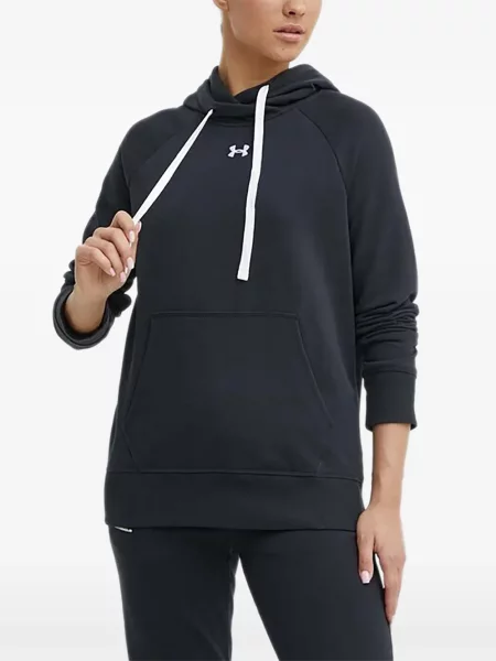 Hanorac cu glugă Under Armour cu autograf negru