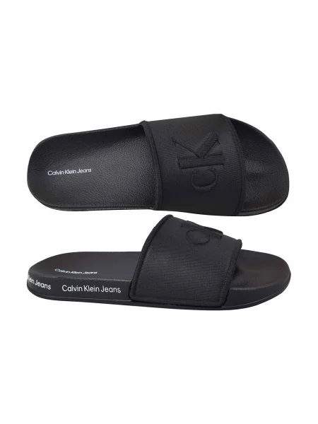 Šľapky Calvin Klein Jeans čierna