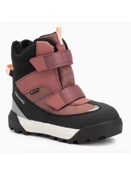 Śniegowce dziecięce Viking Expower Warm GTX 2V dark pink różowe