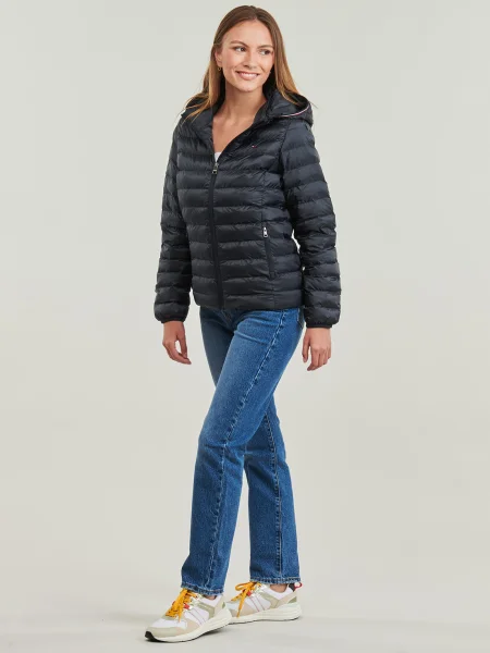 Geacă Tommy Hilfiger cu dungi albastru