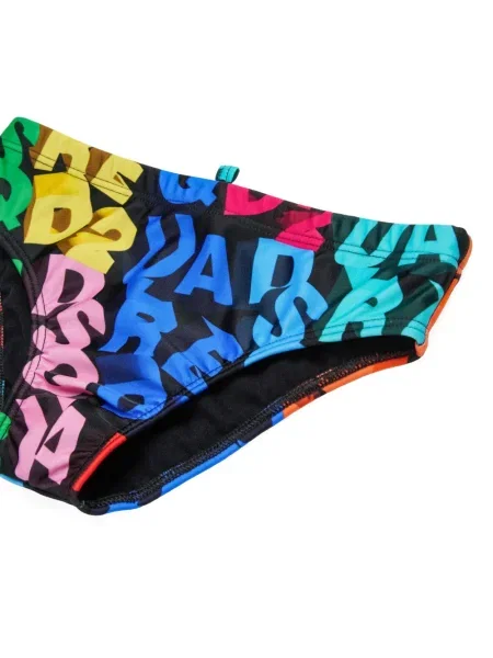 Kąpielówki dziecięce Dsquared2 czarne