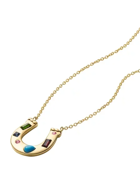 Ogrlica Fossil zlata