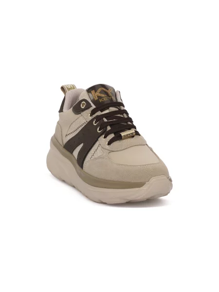 Pantofi Keys alb