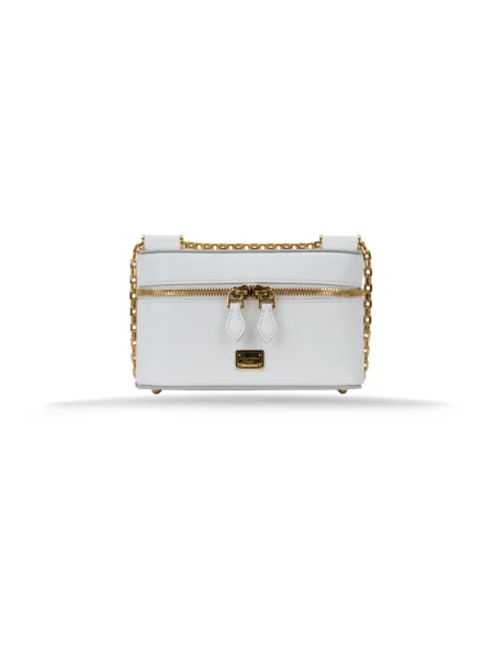 Torebka Dolce And Gabbana skórzana biała