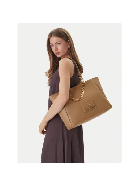 Torebka LOVE MOSCHINO beżowa