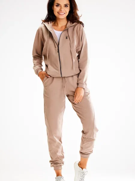 Bluza z kapturem Awama brązowa