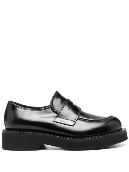 Pantofi loafer Premiata din piele chunky negru