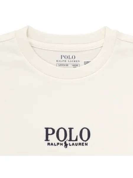 Tricou polo copii Polo Ralph Lauren alb