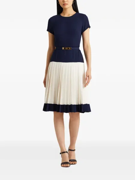 Cu centură curea Polo Ralph Lauren tricotate cu dungi albastru