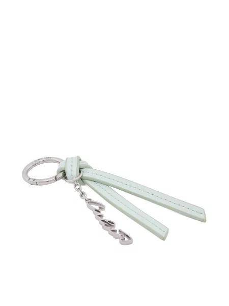 Calvin Klein Privjesak Sm Script Lthr Tassle Bag Charm Bijela plava