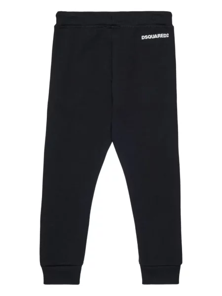 Dětské kalhoty Dsquared2 černé