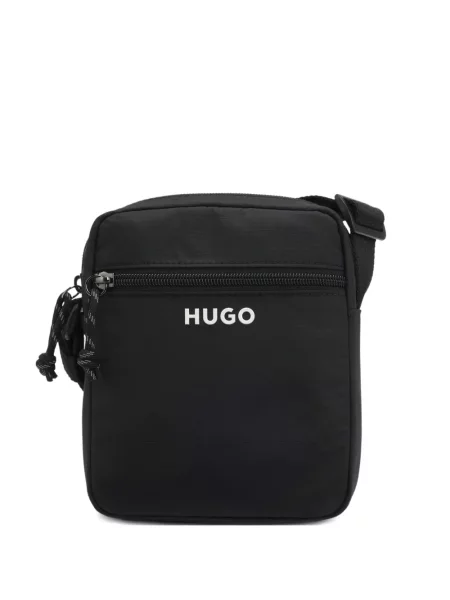 Geantă Hugo cu autograf negru