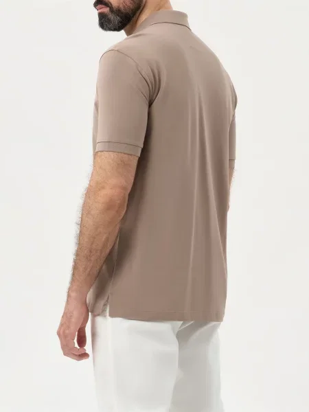 Поло Armani Exchange бежевое